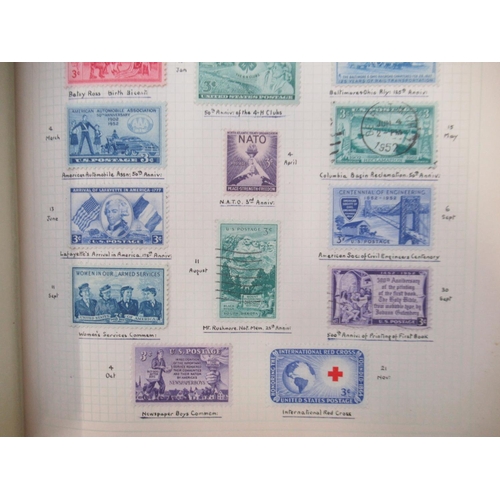 116 - Album cont. collection of c19th/c20th U.S.A. Stamps covering various dates from 1857 to 1960s