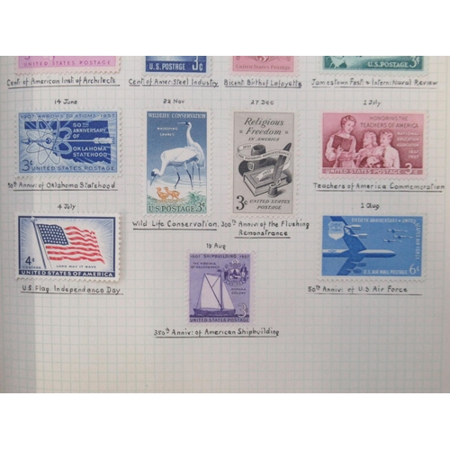 116 - Album cont. collection of c19th/c20th U.S.A. Stamps covering various dates from 1857 to 1960s