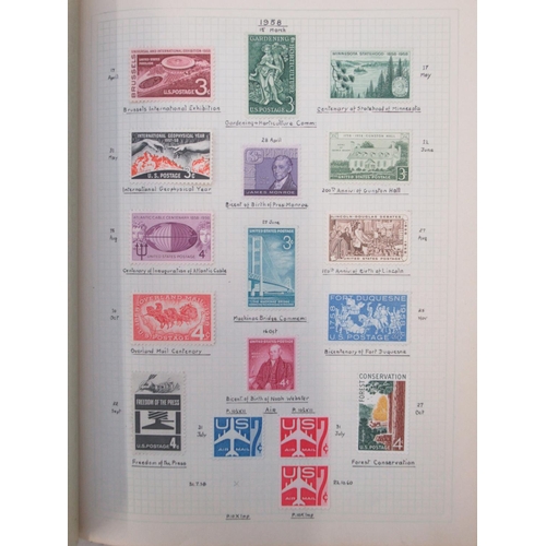 116 - Album cont. collection of c19th/c20th U.S.A. Stamps covering various dates from 1857 to 1960s