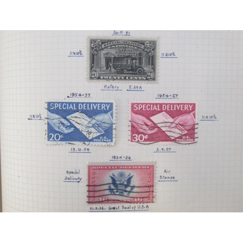 116 - Album cont. collection of c19th/c20th U.S.A. Stamps covering various dates from 1857 to 1960s