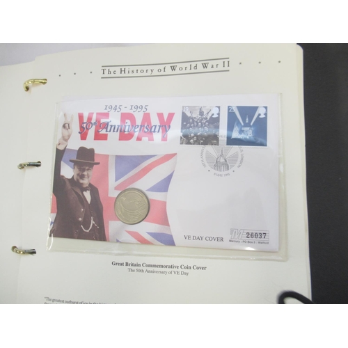 266 - Great Britons, Medallic First Day Covers by John Pinches featuring sterling silver proof medallions ... 