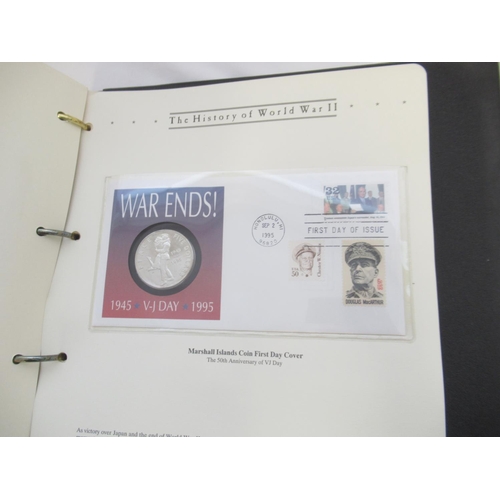 266 - Great Britons, Medallic First Day Covers by John Pinches featuring sterling silver proof medallions ... 