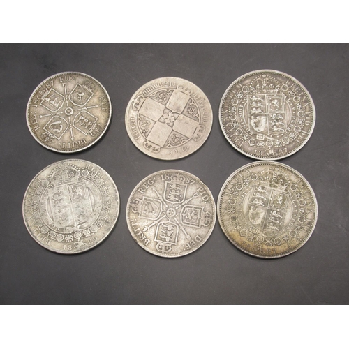 276 - Collection of Predominantly Queen Victoria silver content coins to inc. crowns, florins, shillings, ... 