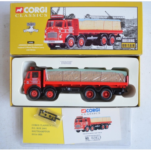 551 - Seven limited edition 'Building Britain' series diecast models from Corgi to include 2x 31008 Wimpey... 