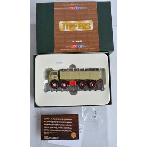 553 - Fourteen diecast truck and van models from Corgi to include 9x Premium Edition, 3x Golden Oldies and... 