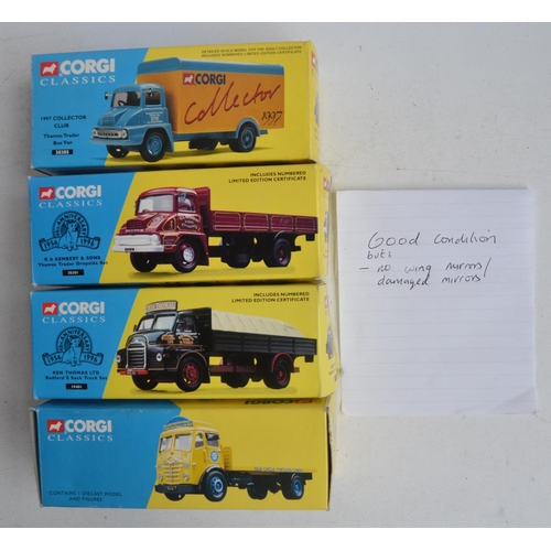 554 - Thirteen limited edition diecast Corgi truck models from Classics and Classics Famous Hauliers Aroun... 