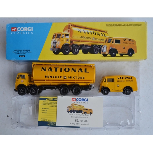 554 - Thirteen limited edition diecast Corgi truck models from Classics and Classics Famous Hauliers Aroun... 