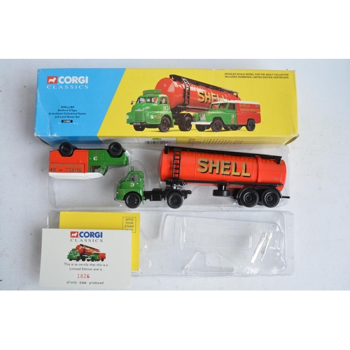 556 - Thirteen limited edition diecast Corgi and Corgi Classics truck models, boxes opened for inspection ... 