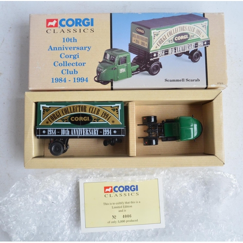 556 - Thirteen limited edition diecast Corgi and Corgi Classics truck models, boxes opened for inspection ... 