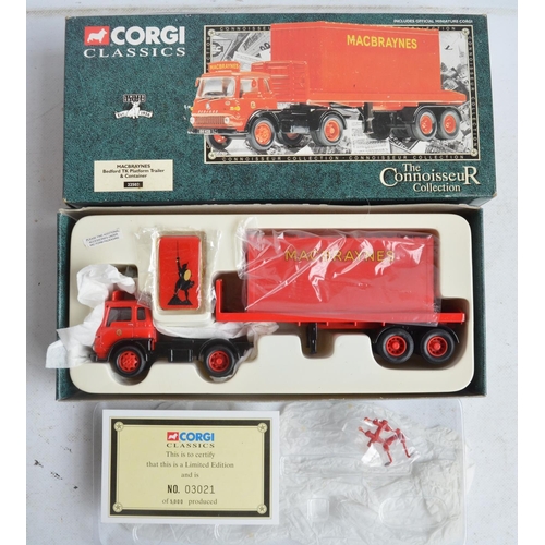 556 - Thirteen limited edition diecast Corgi and Corgi Classics truck models, boxes opened for inspection ... 