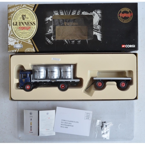 558 - Fifteen limited edition diecast Corgi and Corgi Classics truck models, all brewery themed, boxes ope... 