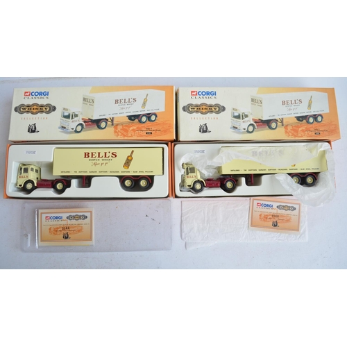 559 - Twelve limited edition diecast Corgi and Corgi Classics truck models, all Brewery and Whiskey Collec... 