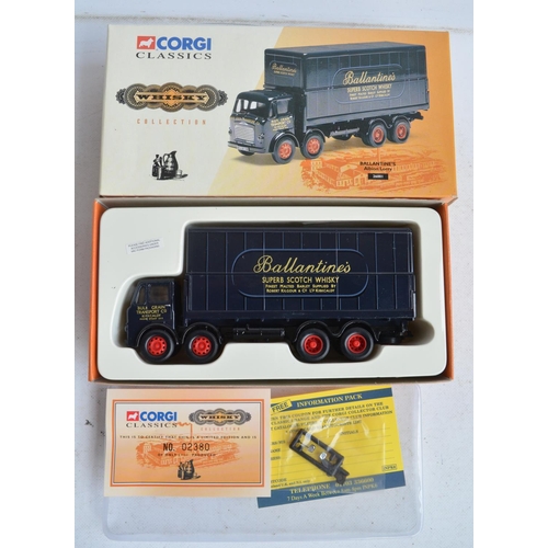 559 - Twelve limited edition diecast Corgi and Corgi Classics truck models, all Brewery and Whiskey Collec... 