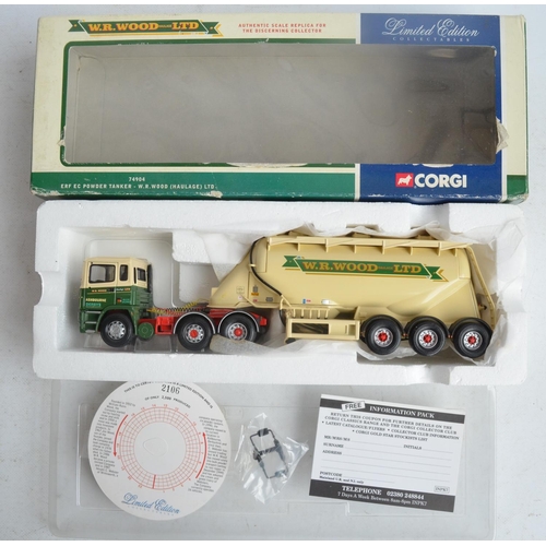 562 - Ten boxed Corgi 1/50 scale diecast truck and cab models, mostly limited editions to include 74904 W ... 