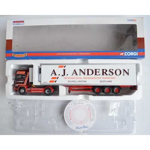 562 - Ten boxed Corgi 1/50 scale diecast truck and cab models, mostly limited editions to include 74904 W ... 