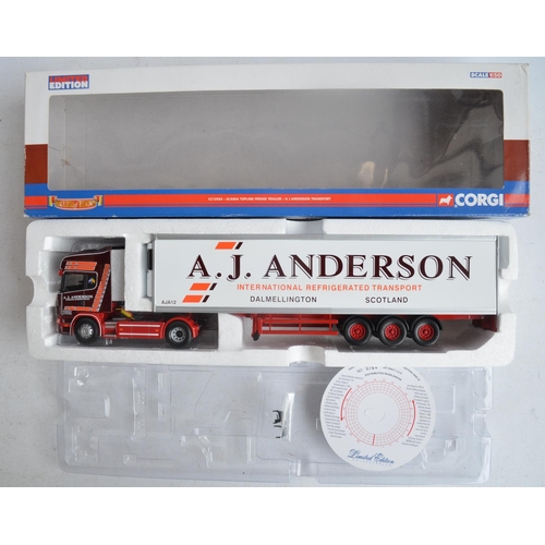 562 - Ten boxed Corgi 1/50 scale diecast truck and cab models, mostly limited editions to include 74904 W ... 