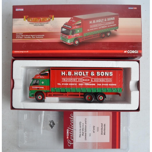 562 - Ten boxed Corgi 1/50 scale diecast truck and cab models, mostly limited editions to include 74904 W ... 