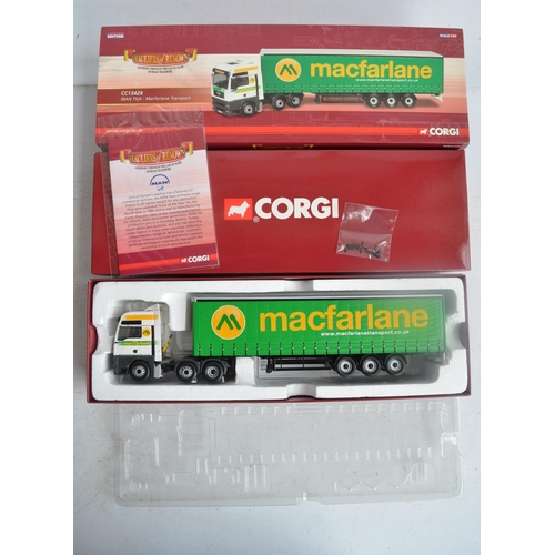 562 - Ten boxed Corgi 1/50 scale diecast truck and cab models, mostly limited editions to include 74904 W ... 