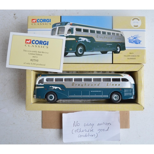 564 - Thirty two diecast bus and tram models from Corgi, Dinky and The Open Top Bus Company, models all ch... 