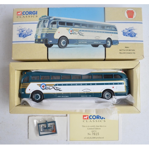 564 - Thirty two diecast bus and tram models from Corgi, Dinky and The Open Top Bus Company, models all ch... 