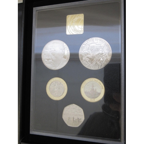 286 - United Kingdom- Royal Mint Chief Engraver Master proof coin sets comprising of a 2015 Commemorative ... 