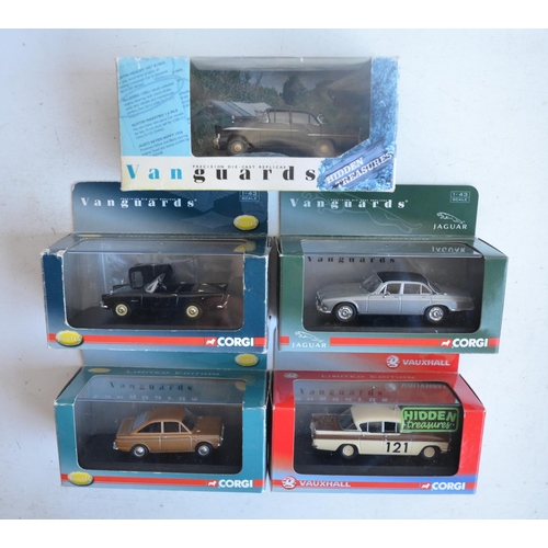 568 - Collection of Corgi and Lledo Vanguards diecast vehicle models in 1/43 and 1/64 scales including lim... 