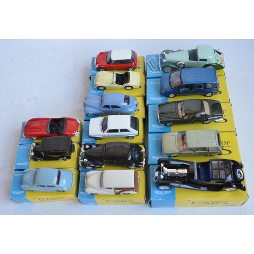 570 - Twenty eight diecast model vehicles from Hachette 'A Century Of Cars' magazine series from Corgi/Sol... 