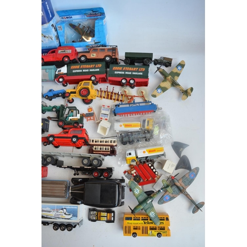 579 - Collection of mostly unboxed models from Majorette, Road Signature, Maisto, Ricko, Dinky, Corgi, Oxf... 