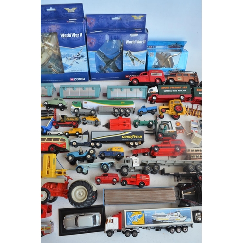 579 - Collection of mostly unboxed models from Majorette, Road Signature, Maisto, Ricko, Dinky, Corgi, Oxf... 