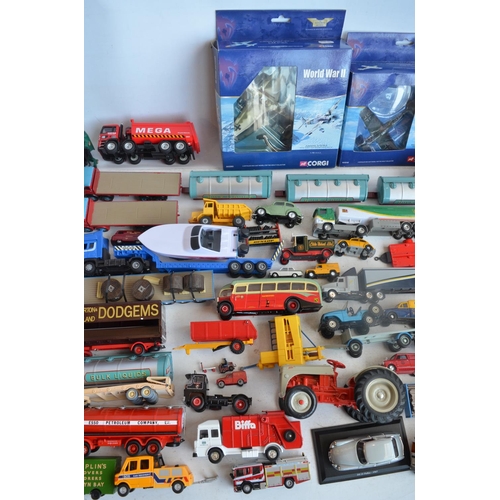 579 - Collection of mostly unboxed models from Majorette, Road Signature, Maisto, Ricko, Dinky, Corgi, Oxf... 