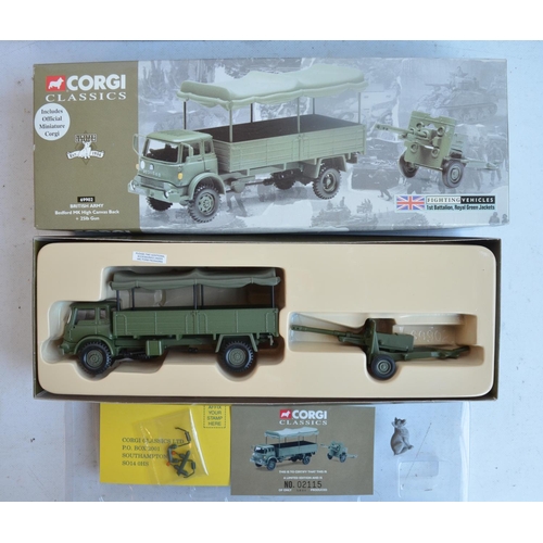 582 - Collection of diecast military models from Corgi, Dinky, Dragon Armour, Norscott etc including a CAT... 