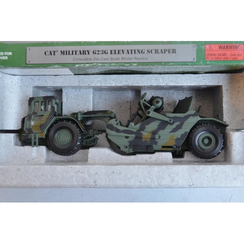 582 - Collection of diecast military models from Corgi, Dinky, Dragon Armour, Norscott etc including a CAT... 