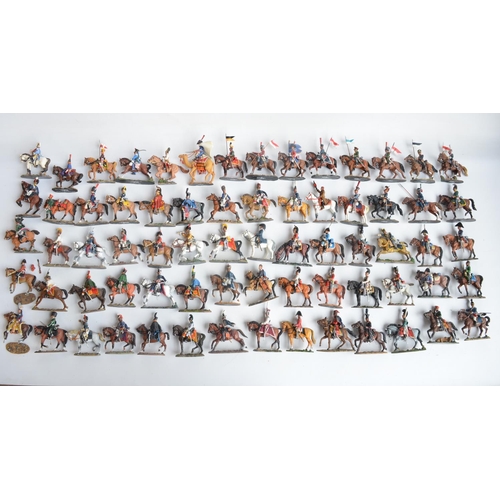 583 - Collection of unboxed Napoleonic Wars metal soldiers from Del Prado, models generally in good condit... 