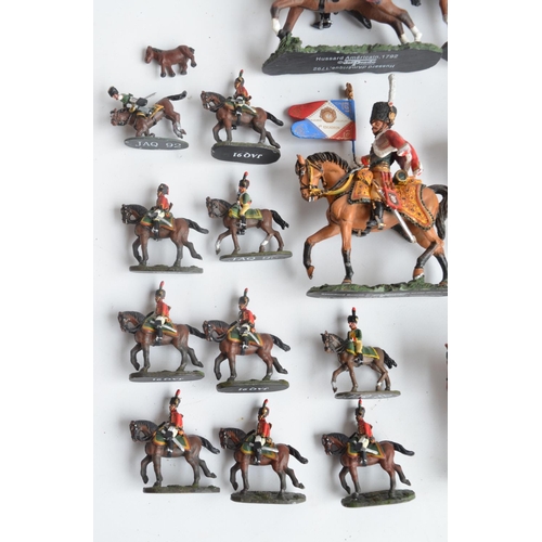 583 - Collection of unboxed Napoleonic Wars metal soldiers from Del Prado, models generally in good condit... 