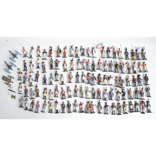 583 - Collection of unboxed Napoleonic Wars metal soldiers from Del Prado, models generally in good condit... 