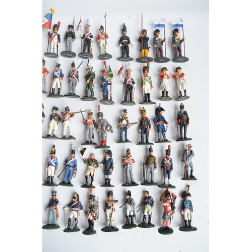 583 - Collection of unboxed Napoleonic Wars metal soldiers from Del Prado, models generally in good condit... 