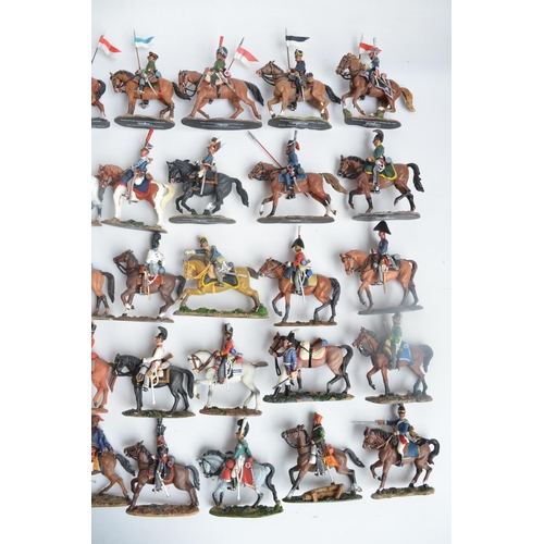 583 - Collection of unboxed Napoleonic Wars metal soldiers from Del Prado, models generally in good condit... 