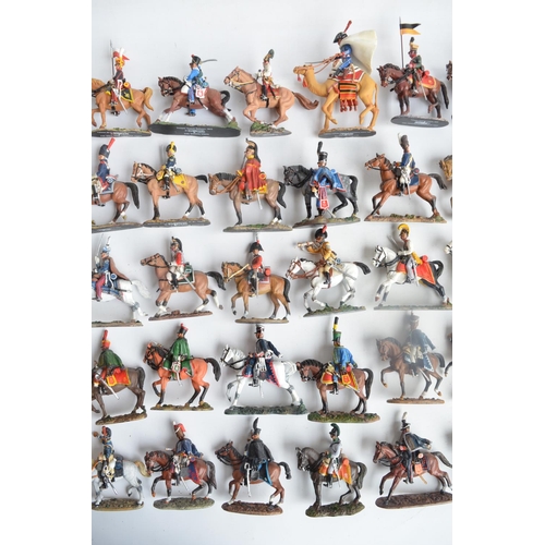 583 - Collection of unboxed Napoleonic Wars metal soldiers from Del Prado, models generally in good condit... 