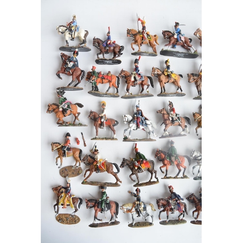 583 - Collection of unboxed Napoleonic Wars metal soldiers from Del Prado, models generally in good condit... 