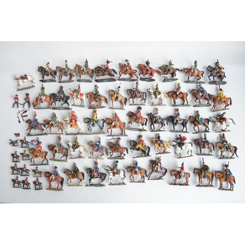 583 - Collection of unboxed Napoleonic Wars metal soldiers from Del Prado, models generally in good condit... 