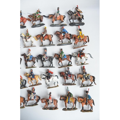 583 - Collection of unboxed Napoleonic Wars metal soldiers from Del Prado, models generally in good condit... 