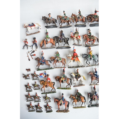 583 - Collection of unboxed Napoleonic Wars metal soldiers from Del Prado, models generally in good condit... 