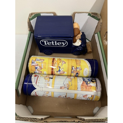 205 - Large collection of various Tetley Tea Folk collectables, Lurpak collectables, etc. (4 boxes)