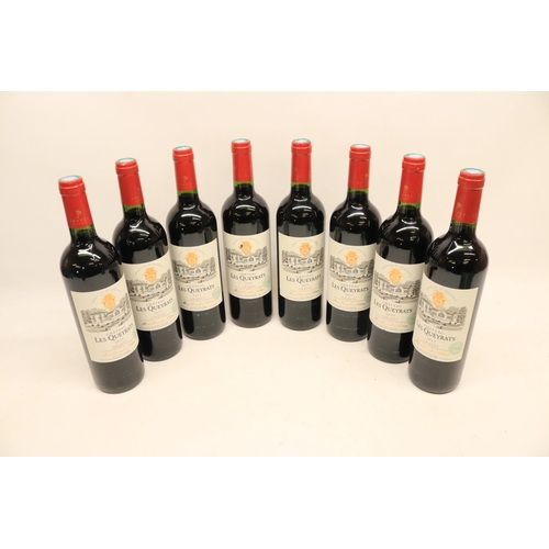 67 - Eight 75cl bottles of Chateau Les Queyrats 2019 Graves Rouge