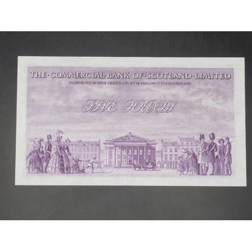 631 - The Commercial Bank of Scotland Limited £5 (2),  3 January 1951, serial no. 16m090590, Erskine signa... 