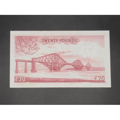 632 - The National Bank of Scotland £20 1 November 1957 (x2), serial nos. A037-501 & A013-288, both with D... 