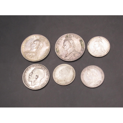 613 - Collection of Pre-1920 GB silver content coins predominantly Victorian to inc. Half-Crowns, Florin, ... 