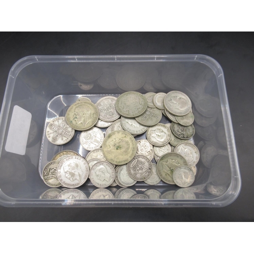 614 - Collection of Post-1920/Pre-1947 GB silver content coins to inc. shillings, florins, half-crown, etc... 