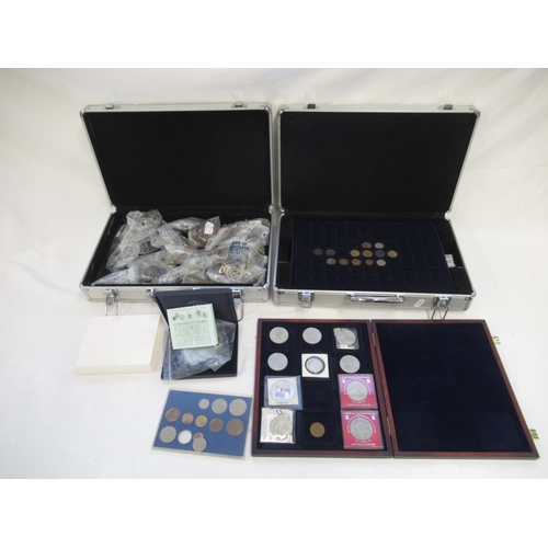 615 - Large mixed collection of British coins to inc. Scottish Ryal 2014 Prototype Scottish Coin Collectio... 