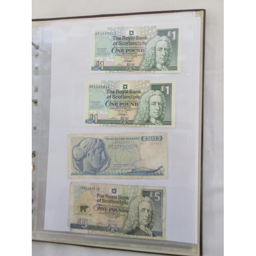 635 - Impressive single owner collection of Scottish banknotes cont. in 2 folders with slip-case, from The... 